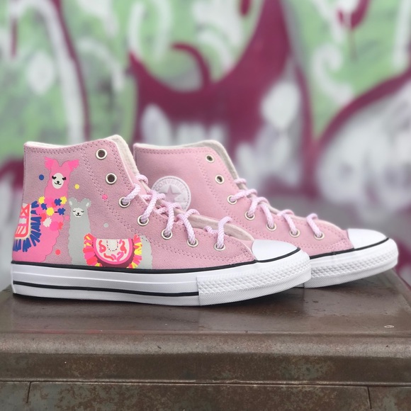 Converse Chuck Taylor All Star Hi Llama Sneakers - Picture 6 of 8